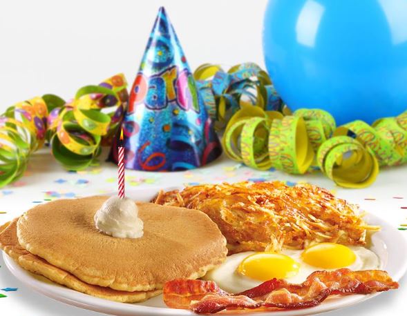 Denny's Birthday Meal