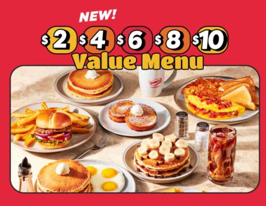 Denny’s Value Menu