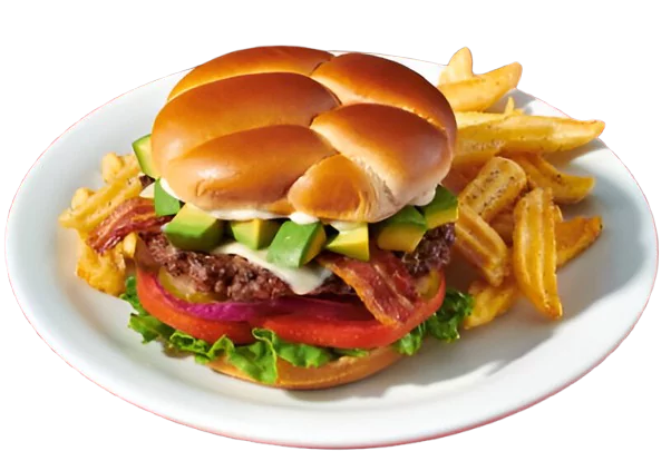 Bacon Avocado Cheeseburger