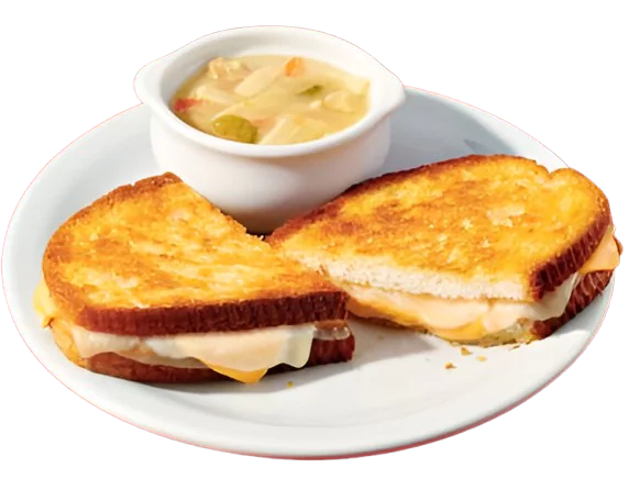 Grilled Cheese & Bowl of Soup or Side Salad

