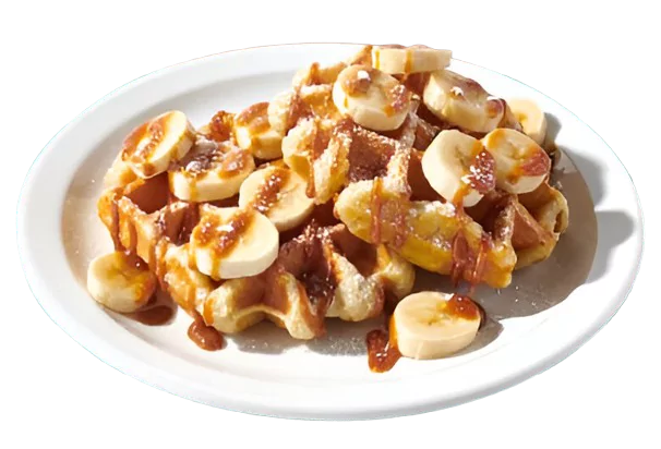 Salted Caramel Waffles
